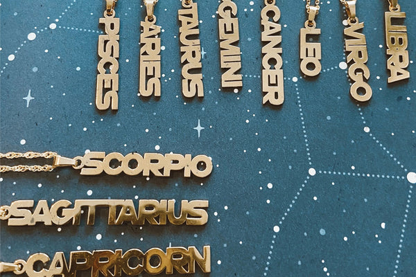 zodiac sign necklace