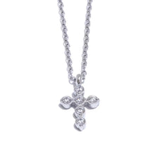 Load image into Gallery viewer, Baby Diamond Cross * Now in Silver