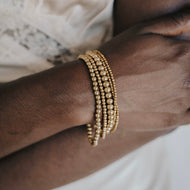 Everyday Gold Beaded Bracelets